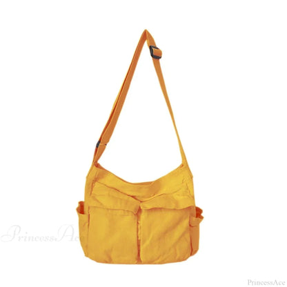 School Messenger Large Capacity Canvas Crossbody
