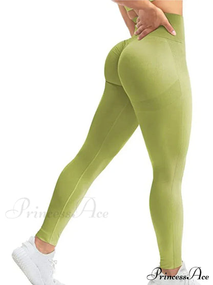 Seamless High Waist Push Up Sexy Gym Black Sports Leggings