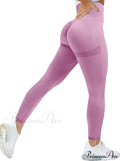 Seamless High Waist Push Up Sexy Gym Black Sports Leggings