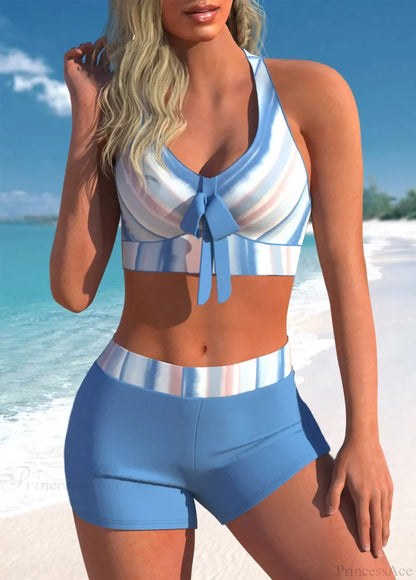 Conjunto de dos piezas para playa, sexy y único