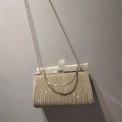 Sequin Moon Evening Clutch Bag Shoulder Bag