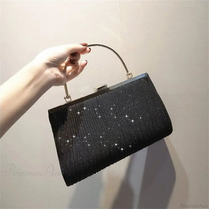 Sequin Moon Evening Clutch Bag Shoulder Bag