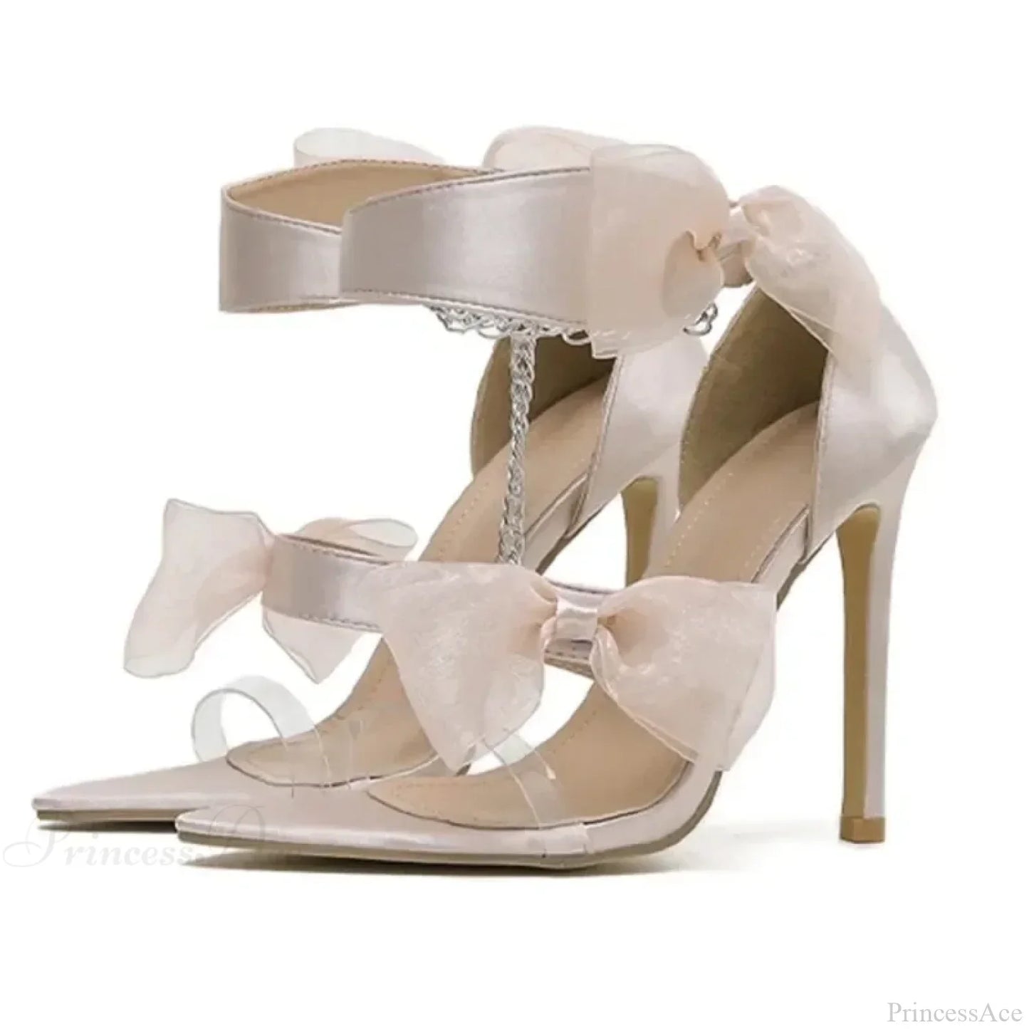 Sexy Peep Toe Platform Square HeadBuckle Strap Rhinestone Butterfly-knot 16CM High Heels Summer Lady High Heel