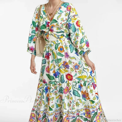 Sexy Waist Cinching Floral Dress