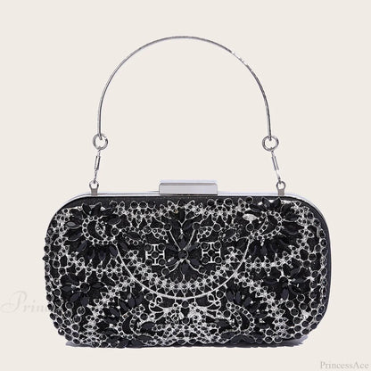 Shiny Corduroy Fashionable Dinner Party Wedding Clutch Bag