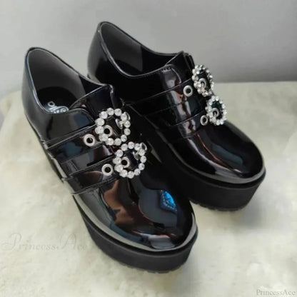 Shiny Leather JK Gothic Tall Heel