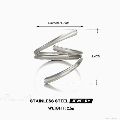 Shiny Metal Blossom Medieval Ring