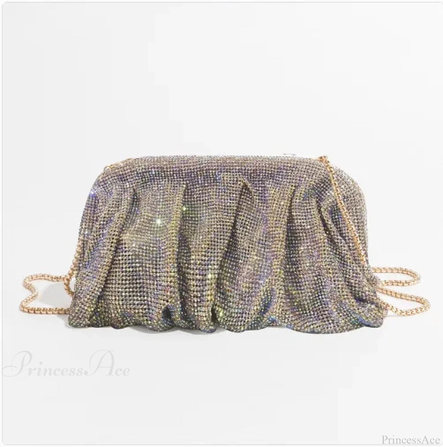 Shiny Rhinestone Wedding Clutch Wristlet