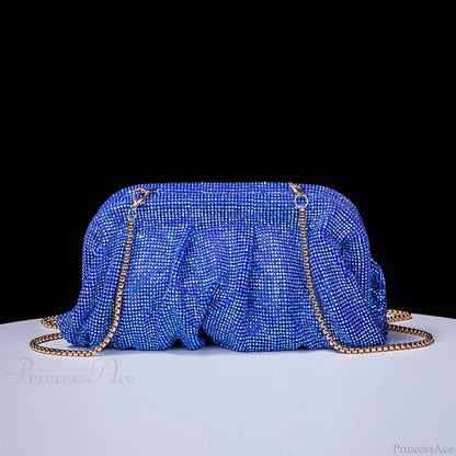 Shiny Rhinestone Wedding Clutch Wristlet