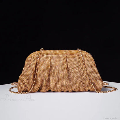 Shiny Rhinestone Wedding Clutch Wristlet