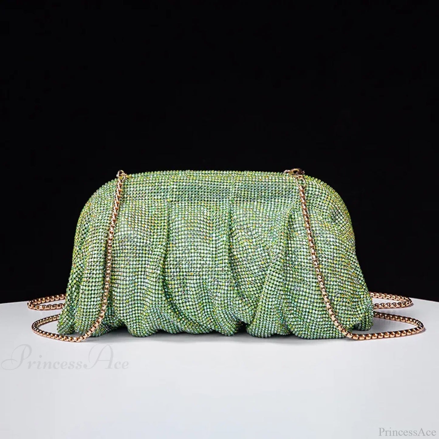Shiny Rhinestone Wedding Clutch Wristlet