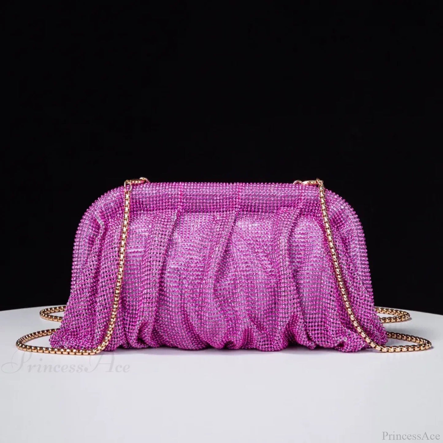 Shiny Rhinestone Wedding Clutch Wristlet