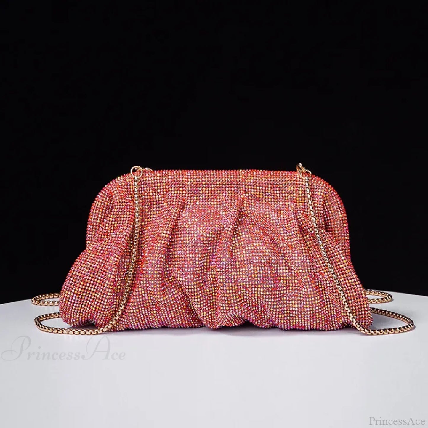 Shiny Rhinestone Wedding Clutch Wristlet
