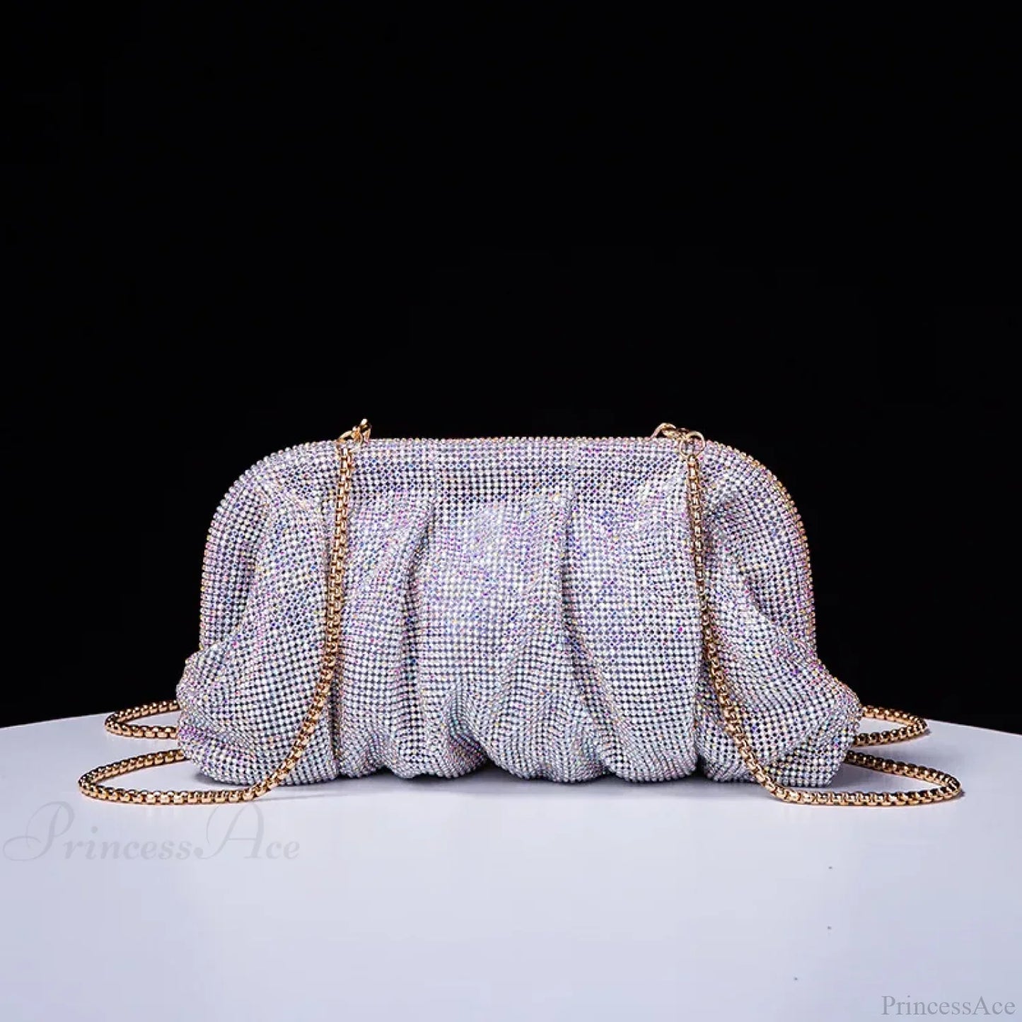 Shiny Rhinestone Wedding Clutch Wristlet
