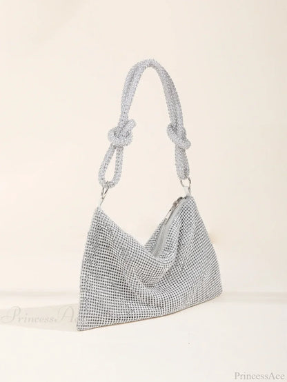 Shiny Rhinestones Elegant Party Wedding Clutch Bag