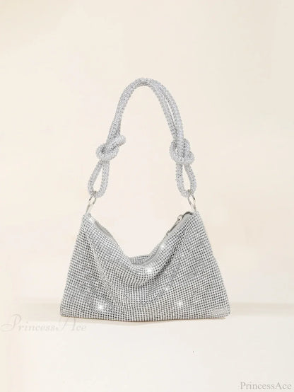 Shiny Rhinestones Elegant Party Wedding Clutch Bag