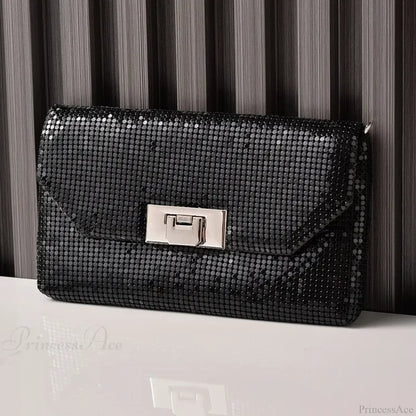 Shiny Sequins Evening Clutch Wristlet