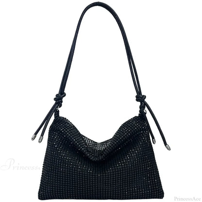 Shiny Shoulder Chain Satchel Wedding Cocktail Clutch Bag