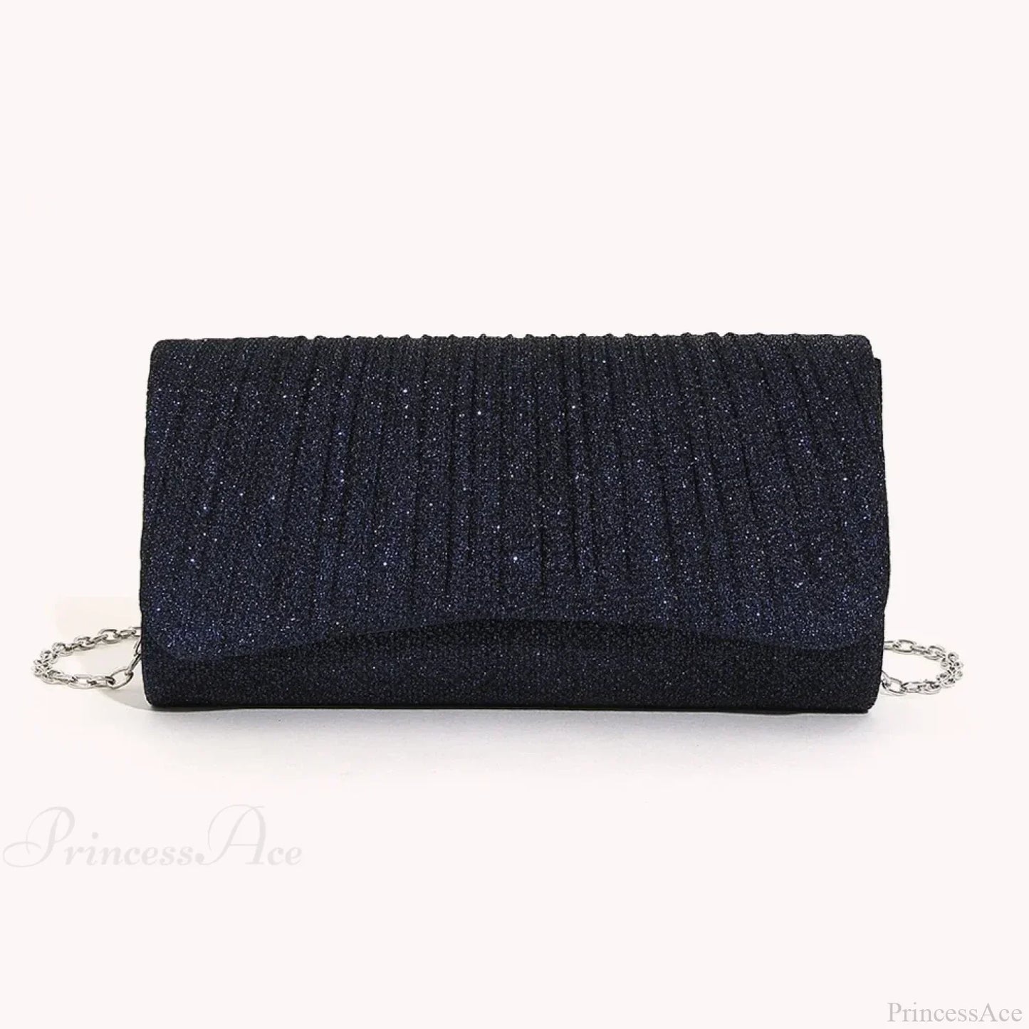 Shiny Shoulder Chain Satchel Wedding Cocktail Clutch Bag