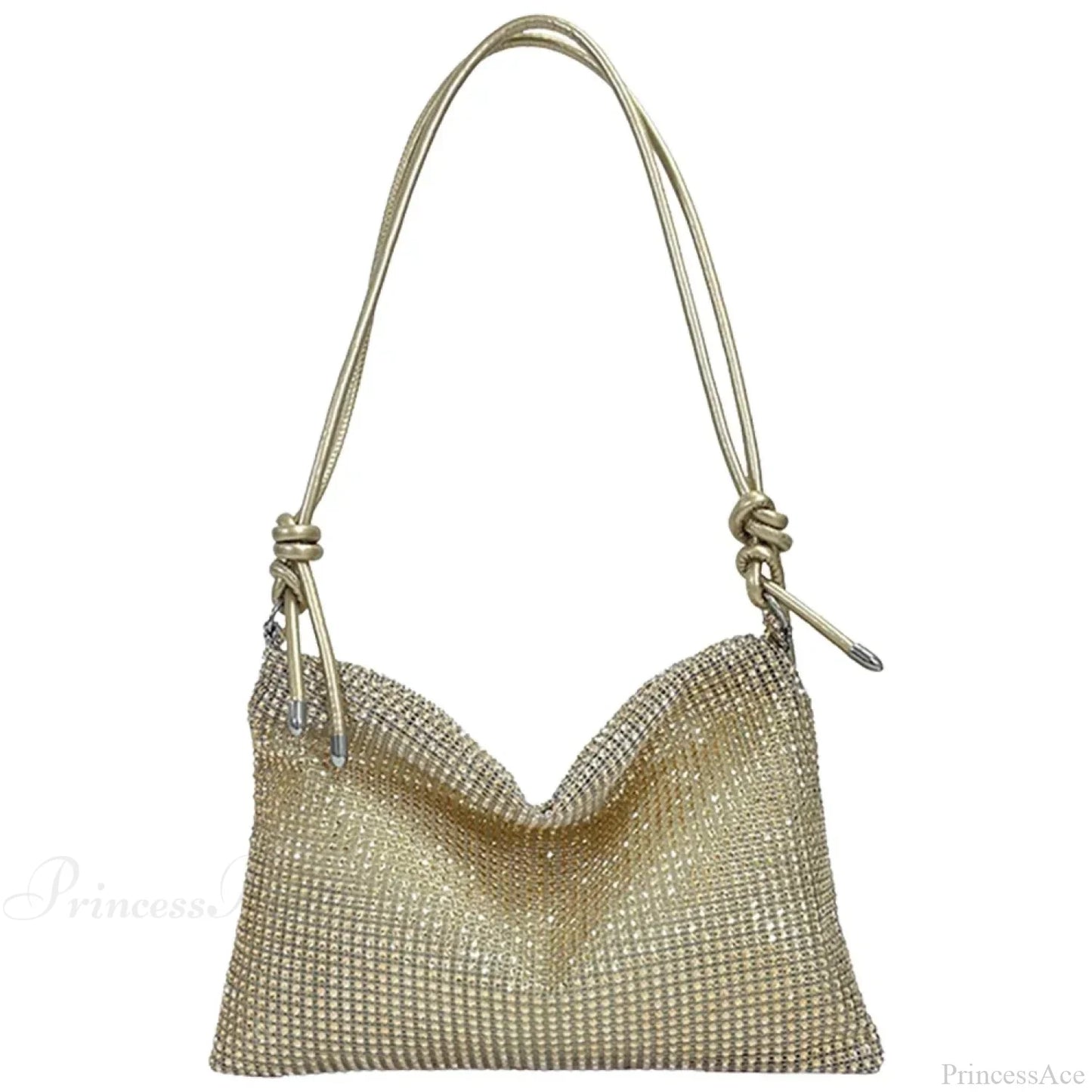 Shiny Shoulder Chain Satchel Wedding Cocktail Clutch Bag