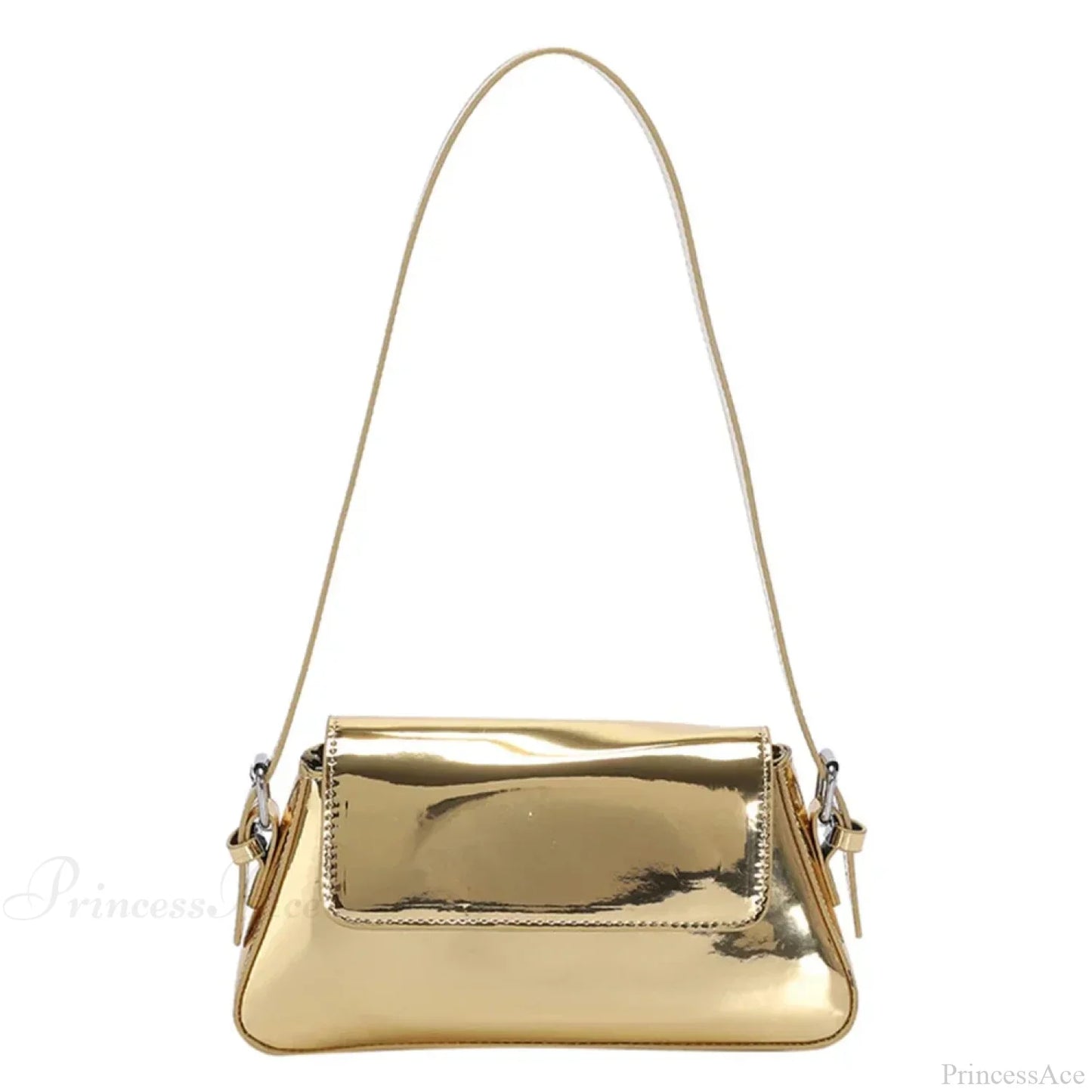 Shiny Shoulder Chain Satchel Wedding Cocktail Clutch Bag