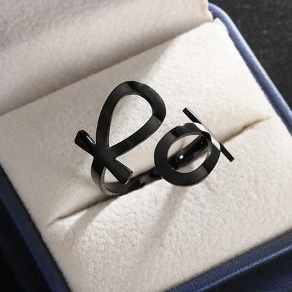 Sinister Eye Style Gothic Pointer Ring