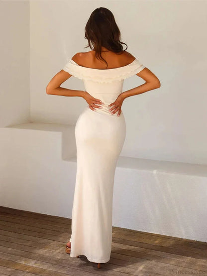 Slim Bodycon Maxi Vacation Dress