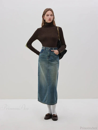 Slim Style Two - wear High Turtleneck Sweater