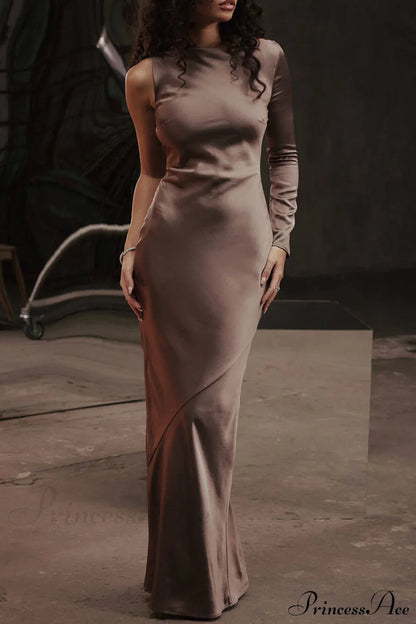 Smoke One Stylish Sleeve Maxi Dress