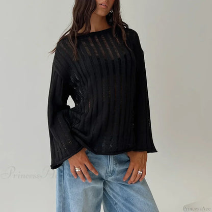 Solid Color Loose Warm Sweater