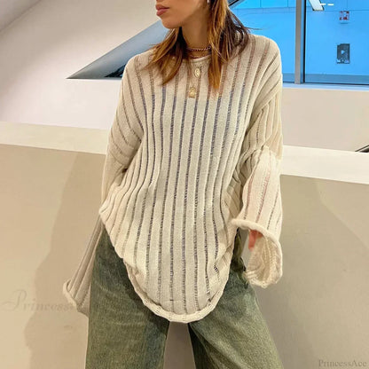 Solid Color Loose Warm Sweater