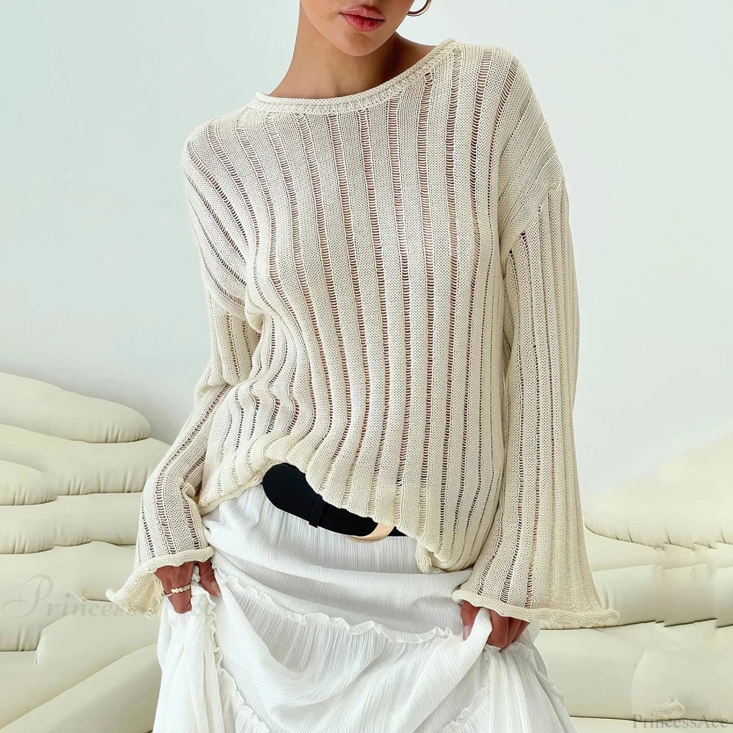 Solid Color Loose Warm Sweater