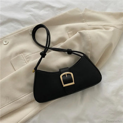 Solid Color Trendy Small Shoulder Bag