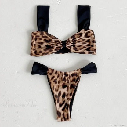 Solid Micro Black Style Bikini Set