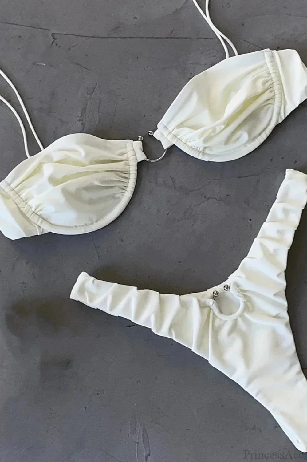 Conjunto de bikini de dos piezas liso Micro