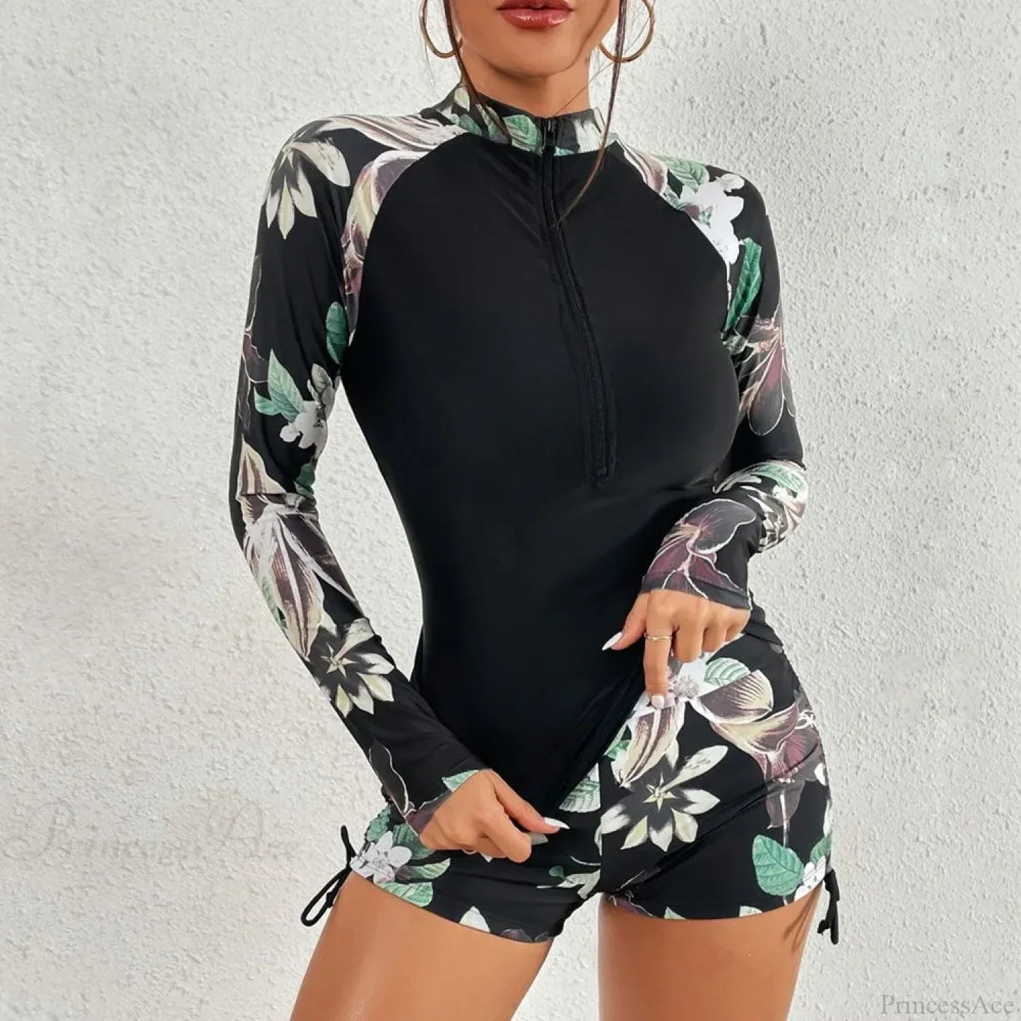 Conjunto de dos piezas de shorts y camiseta de surf de deporte