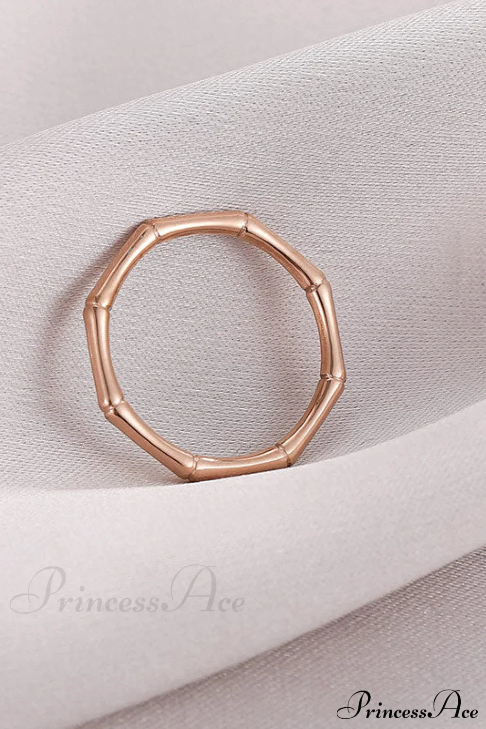 Stainless Steel Bamboo Shape Closed Rings