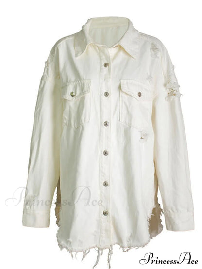 Star Jacket with Denim Pockets