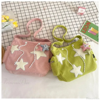 Star Niche Design Corduroy Crossbody