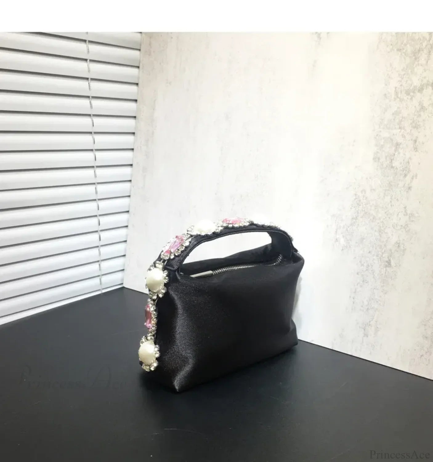 Stones Silk Phone Handbag Wristlet
