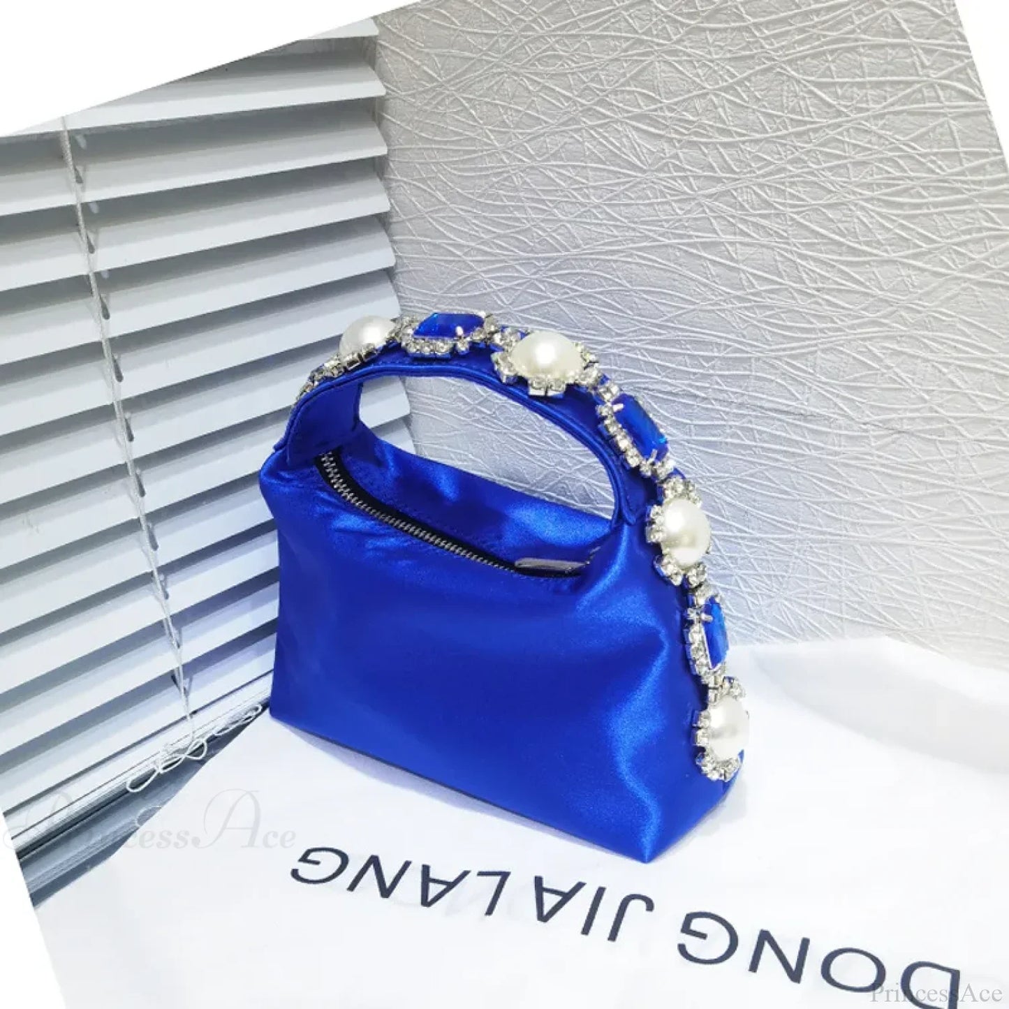 Stones Silk Phone Handbag Wristlet