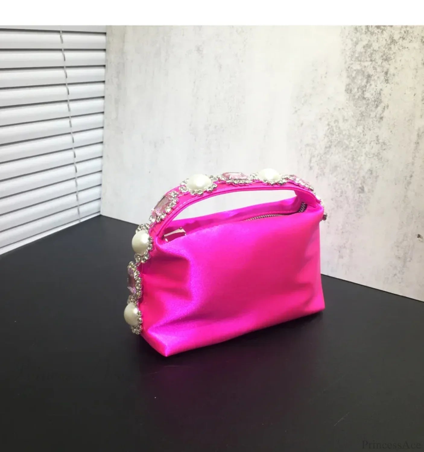 Stones Silk Phone Handbag Wristlet