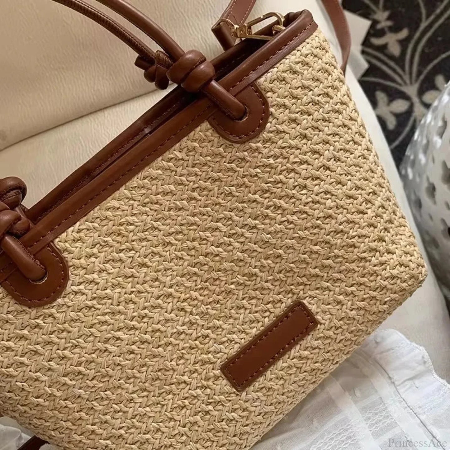 Straw Woven Rattan Summer Crossbody