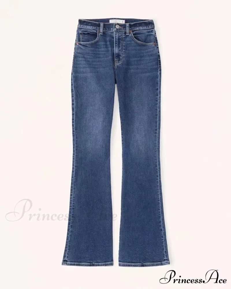 Stretch High Waist Slimming Skinny Flare Women's Casual Fashion Slim fit Small Summer New Jean