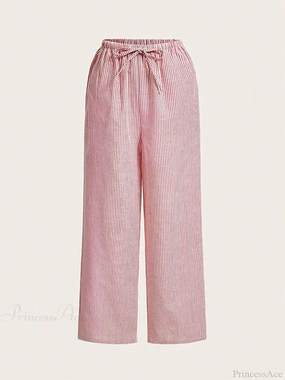 Striped Casual School Season Daily Wear Pant