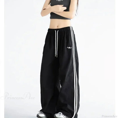 Striped Vintage Y2K Women Sweatpants Pants