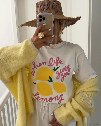 Summer Cute Graphic T-shirt