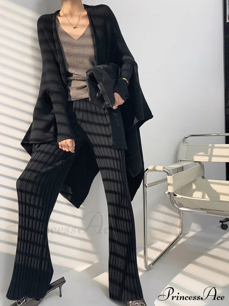Summer Full Length Elastic Waist Yoga Slim High Waist Wide Leg Pants