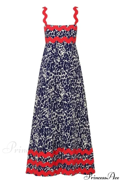 Summer Holiday Elegant Vintage Sling Long Maxi Boho Dress