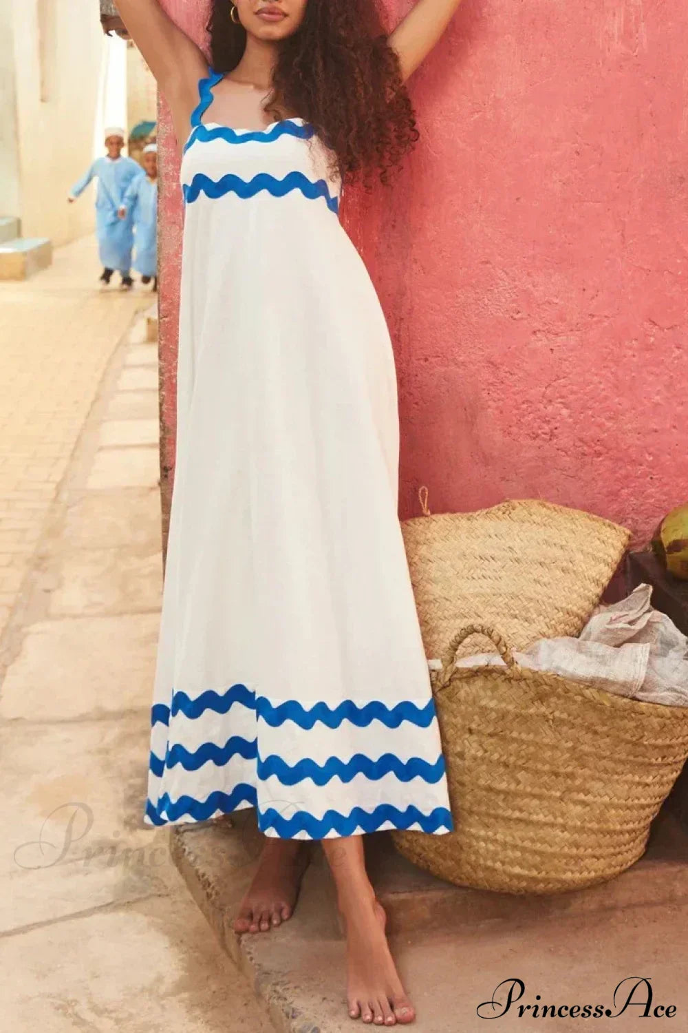 Summer Holiday Elegant Vintage Sling Long Maxi Boho Dress